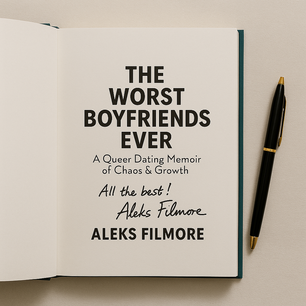 The Worst Boyfriends Ever Signed Book Interior